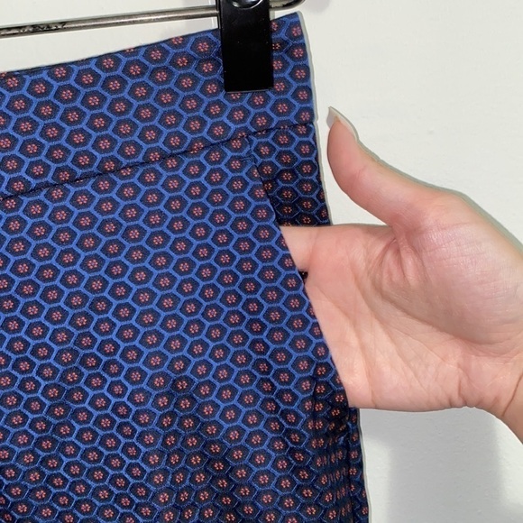 ETRO Hexagon Floral Print Slim Fit Cuff Trousers - Picture 6 of 11